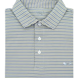 Coastal Cotton Mint Blue Polo