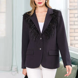 Joh Jane Jacket with Feathers