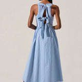 ASTR The Label Bow Back Apron Dress