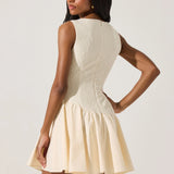 ASTR The Label Cowl Neck Mixed Dress