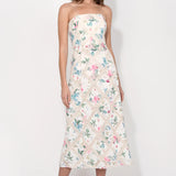 Adelyn Rae Manon Crochet Strapless Midi