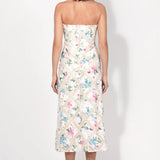 Adelyn Rae Manon Crochet Strapless Midi