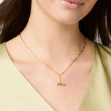 Julie Vos Bamboo Delicate Pearl Necklace