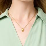 Julie Vos Wave Delicate Necklace Gold
