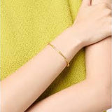 Julie Vos Bamboo Link Bracelet Gold