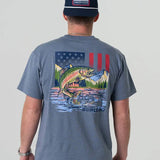 Burlebo Patriotic Fish Tee